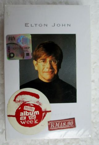 Made In England By Elton John Rare 1995 Malaysia Cassette Tape