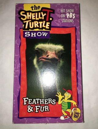 The Shelly T.  Turtle Show - Feathers & Fur Rare Pbs (1996) Vhs Kids Live Action