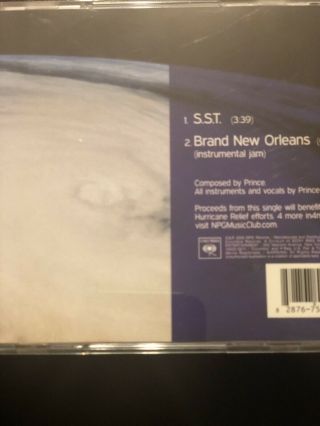 Prince S.  S.  T.  & Orleans Cd Single 2005 Very Rare Charity Played Once