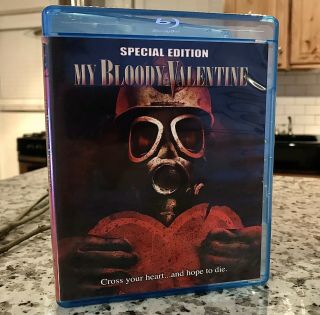 Rare My Bloody Valentine Special Edition Paramount Blu - Ray 80’s Slasher Oop 1981