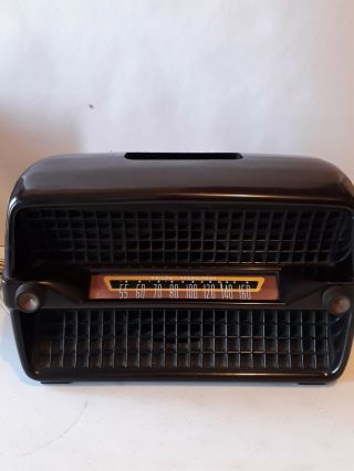 Vintage Antique Philco Transitone Bakelite Radio Model 49 - 505/30 Watts