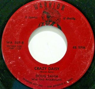 Doug Sahm & Pharoahs - Crazy Daisy/if I Ever Need - Rare Orig.  Rockabilly 45 - Hear