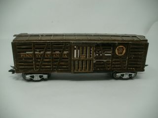 Rare Marx 3/16 Scale 53941 Pennsylvania Railroad Stock Car