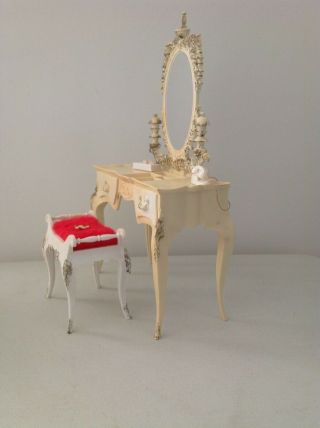 Vintage 1963 Susy Goose Vanity And Bench For Barbie
