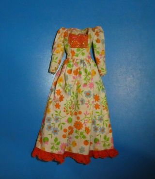 Vintage Francie Doll Clothes - Mod Era Francie 3458 Olde Look Dress