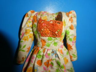 Vintage Francie Doll Clothes - MOD Era Francie 3458 Olde Look Dress 2