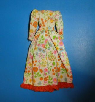Vintage Francie Doll Clothes - MOD Era Francie 3458 Olde Look Dress 3