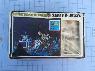 Mattel 1966 Major Matt Mason Man In Space Satellite Locker With Rare Insert Vg