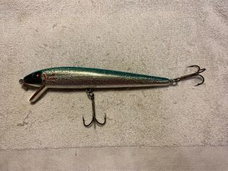 Cotton Cordell 7” Redfin Chrome Old Fishing Lure 1