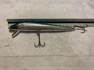 Cotton Cordell 7” Redfin Chrome Old Fishing Lure 1 2