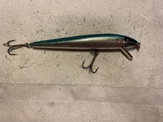 Cotton Cordell 7” Redfin Chrome Old Fishing Lure 1 3