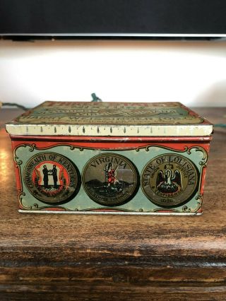 Vintage Rare Tobacco Advertising Tin Canister – Three States Mixture 2