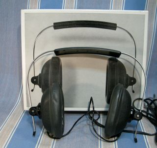Rare Pristine Boxed 1967 Braun Kh - 1000 Studio Headset Headphones D.  Rams