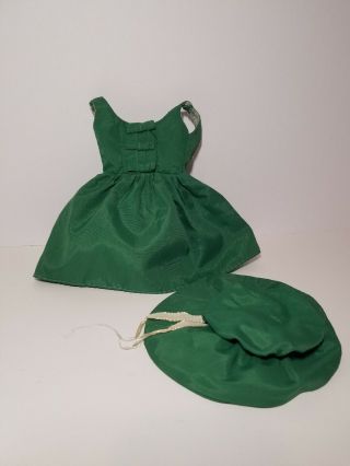 Rare Vintage Ross Tina Cassini Doll Oleg Fashion Green N Gay Dress Htf
