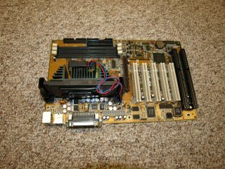 Abit Bh6 Motherboard Rare Polymer Capacitor Edition,  P3 800/100 Cpu Sl4kf