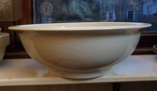 Antique Alfred Meakin England White Ironstone Wash Basin Bowl