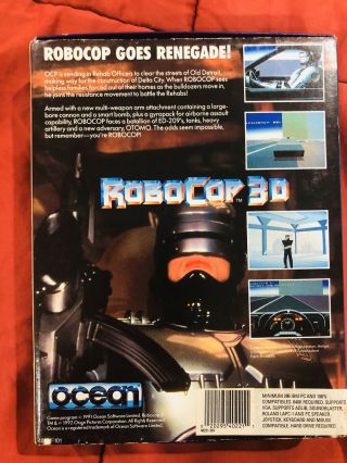 RoboCop 3D (PC DOS) by Ocean 3.  5 