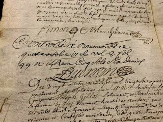 1726 Rare autographed manuscript document 4 PAGES 2