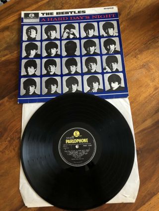 The Beatles - A Hard Days Night - Rare Uk Parlophone 12 " Mono Vinyl Lp