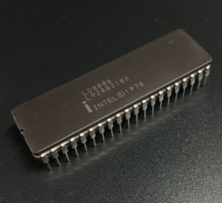 Intel Ld8086 Cpu Ceramic Dip40 5mhz 8086 Processor X86 Microprocessor Rare