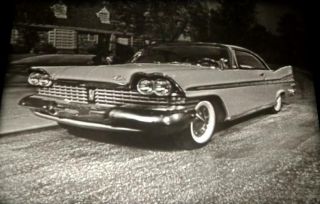 16mm Tv Commercial: 1959 Plymouth Fury - Vintage Network Live Kinescope Ad Rare