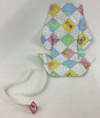 Vintage Cabbage Patch Kids Doll Carrier Car Seat Replacement Pad Belt