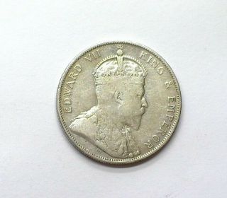 Straits Settlements 1902 Silver 50 Cents Very Fine,  Km 23 Rare