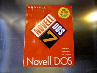 Novell 662644003757 Dos 7 Retail Boxed Rare Pc Vintage Bnib Software O/s