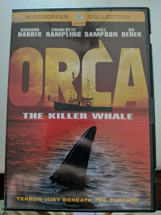Orca: The Killer Whale (dvd,  2004) Rare Horror Oop