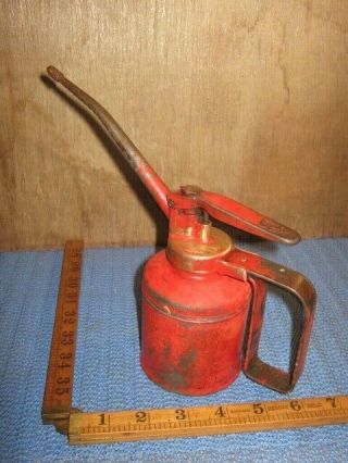 Vintage Antique Brass Top Enots Oil Can Benton Stone Pie Crust Engineer Tool Kit