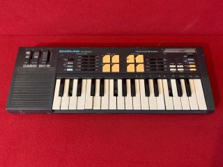 Vintage Casio Sk - 5 Sampling Keyboard Parts Repair Powers On Rare Organ