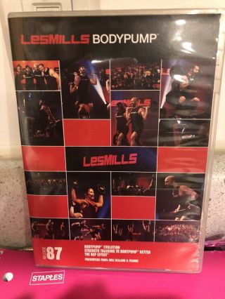 Les Mills Bodypump Release 87 Cd/dvd 2 Disc Set (instructor Kit) Rare.