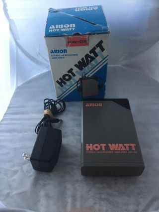 Rare Arion Hw - 08 Hot Watt Stereo Headphone Amplifier Great