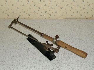 Antique saw sharpening jig - multi position 2