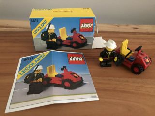 Vintage Lego 6611 Fire Chief’s Car
