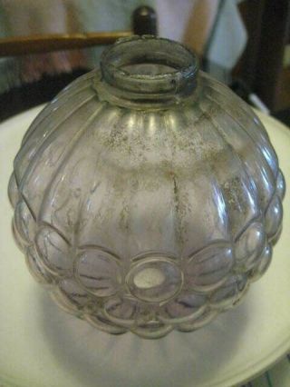 Antique - Glass Lighting Rod Ball /globe Decorated