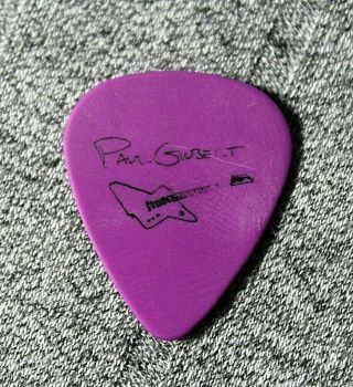 Paul Gilbert // Tour Guitar Pick // Purple/black Rare Tortex Mr Big Racer X