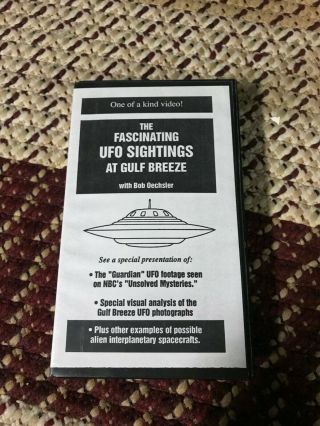 The Fascinating Ufo Sightings At Gulf Breeze Vhs Oop Rare Big Box Slip
