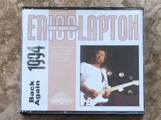 Eric Clapton ‎ - Back Again 1994 / Rah Music 2cd Rare Oop