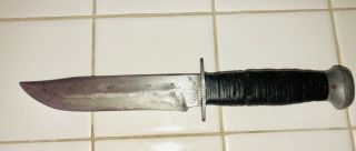 Rare Vtg Pre - Wwii Remington Pal Rh - 36 Hunting Knife Fixed Blade Made In Usa