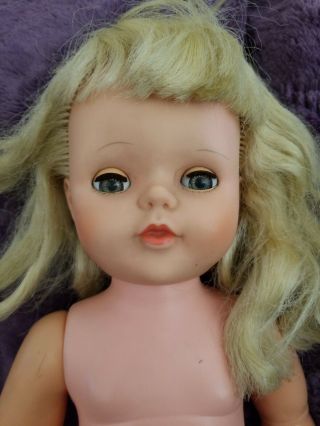 Vintage EEGEE Co.  Doll,  16 Inch,  Sleep Eyes 2