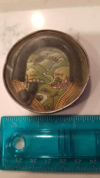 Antique D.  R.  G.  M.  Dexterity Toy Puzzle Game,  Germany Tunnel Game