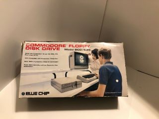 Commodore 64 128 64c Blue Chip Disk Drive 5.  25 Rare