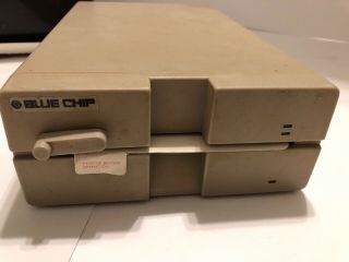 Commodore 64 128 64C BLUE CHIP disk drive 5.  25 rare 3