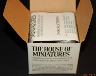 Vintage NOS House of Miniature Professional Finishing Kit 