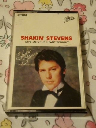 Rare Cassette From India Shakin Stevens 1985 Album Give Me Your Heart Tonight