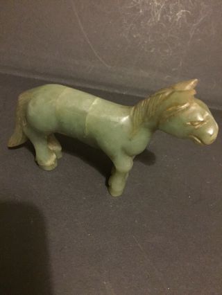 Antique/vintage Carved Jade Horse Figure