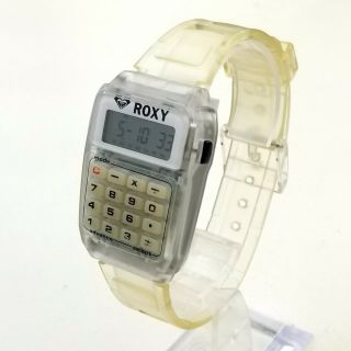 Rare,  Unique Vintage Digital Calculator Watch Roxy Rxn - C01