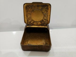 Antique 1900s Tin Match Safe Bryant & Mays Limited Vesta Case