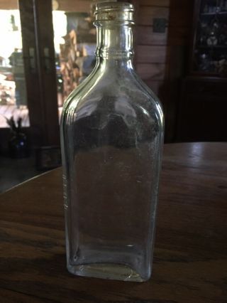 Antique Old Kkk Medicine Co Glass Bottle Rare
